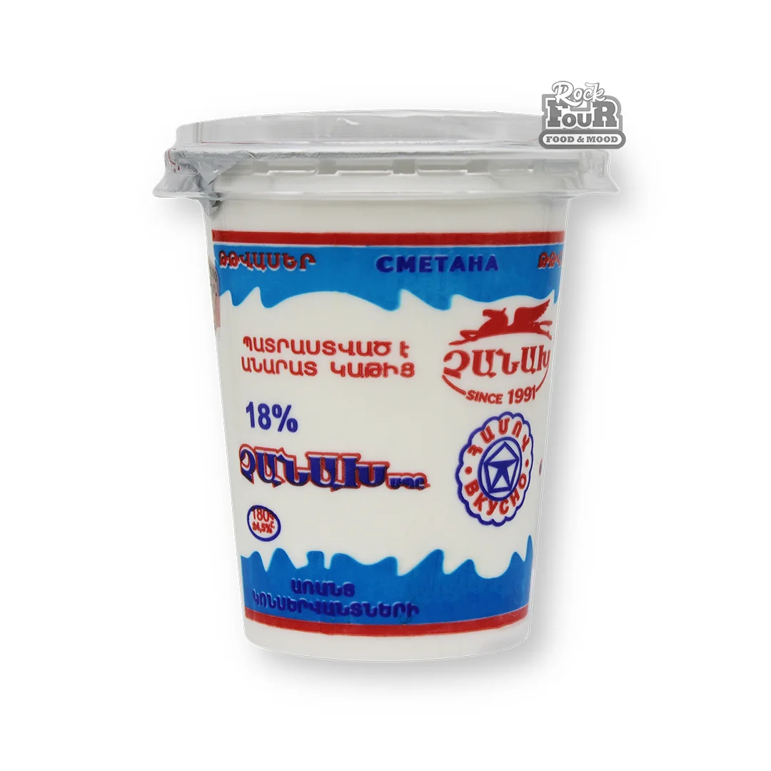 Sour cream "Chanakh" 18% 180g